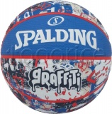 Фото Мяч баскетбольный Spalding Graffitti Blue/Multicolor size 7 (84377Z)