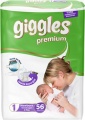 Фото Подгузники детские Giggles Premium Newborn 56 шт. (8680131201624)