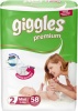 Фото товара Подгузники детские Giggles Premium Mini 58 шт. (8680131201587)