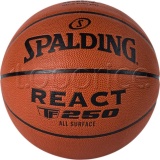 Фото Мяч баскетбольный Spalding React TF-250 FIBA Orange size 7 (76967Z)