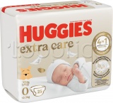 Фото Подгузники детские Huggies Extra Care 0 25 шт. (5029053548647)