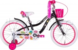 Фото Велосипед двухколесный Formula Cream St 16" рама - 8.5" Black/Pink Pl 2022 (OPS-FRK-16-176)