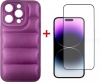 Фото товара Чехол + стекло для iPhone 14 Pro Dengos Purple (DG-KM-80)