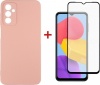 Фото товара Чехол + стекло для Samsung Galaxy A04s Dengos Pink (DG-KM-77)