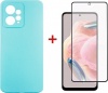 Фото товара Чехол + стекло для Xiaomi Redmi Note 12 4G Dengos Ice Blue (DG-KM-83)