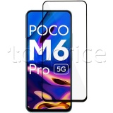 Фото Защитное стекло для Xiaomi Poco M6 Pro PowerPlant Full Screen (GL603814)