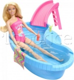 Фото Кукла Barbie Развлечения у бассейна (HRJ74)