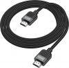 Фото товара Кабель HDMI -> HDMI Hoco US09 HDTV 2.0 4K 2 м Black (6942007608961)