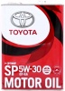 Фото товара Моторное масло Toyota Motor Oil Synthetic SP/GF6A 5W-30 4л (08880-13705)