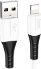 Фото товара Кабель USB -> Lightning Hoco X82 2.4A 1 м White (6931474768544)