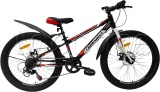 Фото Велосипед CrossBike Legion 2024 Black/Red 24" рама - 11" (24CJS-005226)