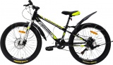 Фото Велосипед CrossBike Legion 2024 Black Neon/Yellow 24" рама - 11" (24CJS-005228)