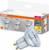 Фото товара Лампа Osram LED PAR16 4.7W 2700K GU10 3 шт. (4058075818392)