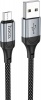 Фото товара Кабель USB -> micro-USB Hoco X102 2.4A 1 м Black (6942007608763)