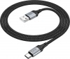 Фото товара Кабель USB -> Type C Hoco X102 3A 1 м Black (6942007608770)