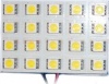 Фото товара Подсветка салона Solar LED DL520 12V 50x25mm 20SMD 5050 White 3 адаптера