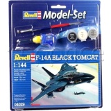 Фото Подарочный набор Revell Самолет F-14A Tomcat Black Bunny 1:144 (64029)