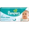 Фото товара Салфетки влажные для младенцев Pampers Baby Fresh Clean Сменный блок Quatro (3+1) x 64 шт.