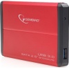 Фото товара Карман для SSD/HDD 2.5" USB3.2 Gen1 Gembird EE2-U3S-2-R Red SATA