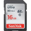 Фото товара Карта памяти SDHC 16GB SanDisk Ultra UHS-I 80Mb/s (SDSDUNC-016G-GN6IN)