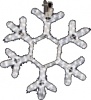 Фото товара Светодиодная гирлянда Delux Motif Snowflake 40см белый IP44 (10071460)