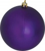Фото товара Елочный шар YES! Fun 10 см темно-фиолетовый матовый (971713)