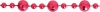 Фото товара Бусы новогодние YES! Fun Рубиновая нить 8мм*3м красные (971989)