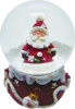 Фото товара Сувенир Felicita водный шар Дед Мороз на подиуме 4.5 см (520283)