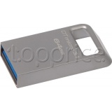 Фото USB флеш накопитель 64GB Kingston DataTraveler Micro 3.1 Metal Silver (DTMC3/64GB)