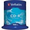 Фото товара CD-R Verbatim Extra 700Mb 52x (100 Pack Cakebox) (43411)