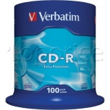Фото CD-R Verbatim Extra 700Mb 52x (100 Pack Cakebox) (43411)