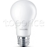 Фото Лампа Philips LED Bulb E27 6-50W 230V 3000K A60/PF (929001162007/8718696481783)