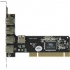 Фото товара Контроллер PCI STLab USB2.0 U-166 (4+1 порт)