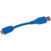 Фото товара Кабель USB3.2 Gen1 AM -> micro-USB PowerPlant 0.1 м (KD00AS1229)