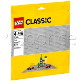 Фото Платформа для конструктора LEGO CLassic Строительная пластина серого цвета (10701)