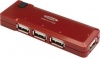 Фото товара Концентратор USB2.0 Digitus Ednet Red (85133)
