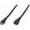 Фото товара Кабель HDMI -> HDMI M/F Digitus Assmann High Speed w/Ethernet 5м, Black (AK-330201-050-S)