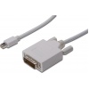 Фото товара Кабель Mini DisplayPort -> DVI Digitus Assmann AM/AM 3м White (AK-340305-030-W)
