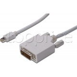 Фото Кабель Mini DisplayPort -> DVI Digitus Assmann AM/AM 3м White (AK-340305-030-W)