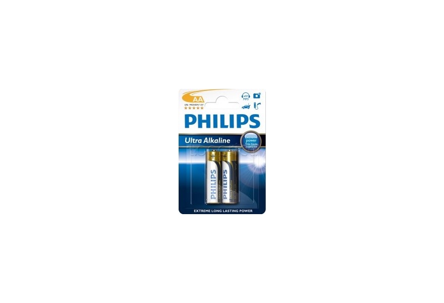 Фото Батарейки Philips Ultra Alkaline AA (LR6E2B/10) 2 шт.