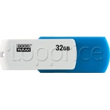 Фото USB флеш накопитель 32GB GoodRam UCO2 Blue/White (UCO2-0320MXR11)
