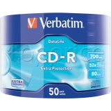 Фото CD-R Verbatim Extra 700Mb 52x (50 Wrap) (43787)