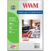 Фото товара Бумага WWM для печати бейджей 200g/m2, A4, 20л (CD0200.20)