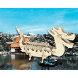 Фото Модель Мир деревянных игрушек Лодка Дракона (П085а)