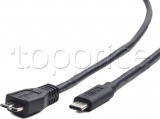 Фото Кабель USB3.2 Gen1 Type C -> micro-USB Cablexpert 1 м (CCP-USB3-mBMCM-1M)