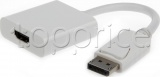 Фото Адаптер DisplayPort -> HDMI Cablexpert A-DPM-HDMIF-002-W