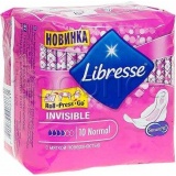 Фото Женские гигиенические прокладки Libresse Invisible Normal Soft 10 шт.