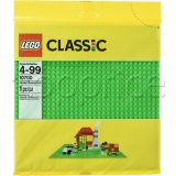 Фото Платформа для конструктора LEGO CLassic Строительная пластина зеленого цвета (10700)
