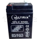 Фото Батарея Matrix 6V 5 Ah (NP5-6)
