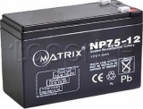 Фото Батарея Matrix 12V 7.5 Ah (NP7.5-12)